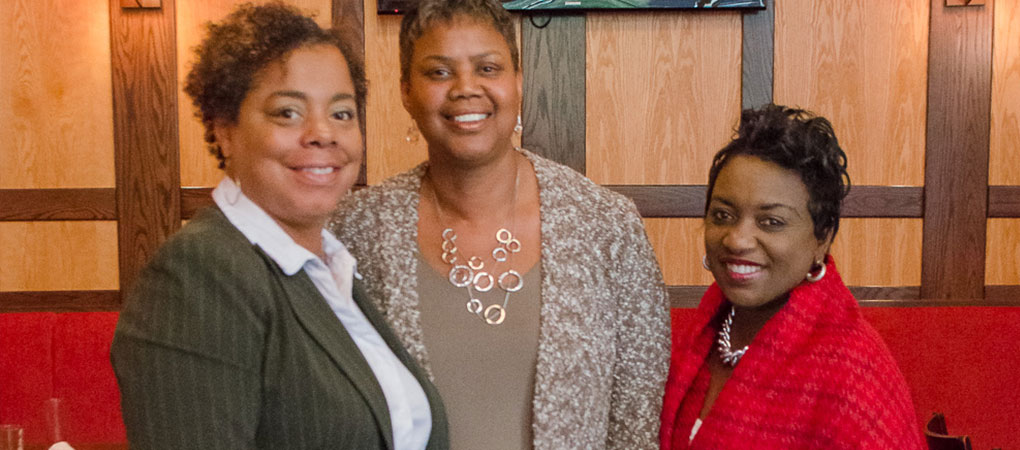 Mrs. Coleman poses with members of Women of Prince George’s County